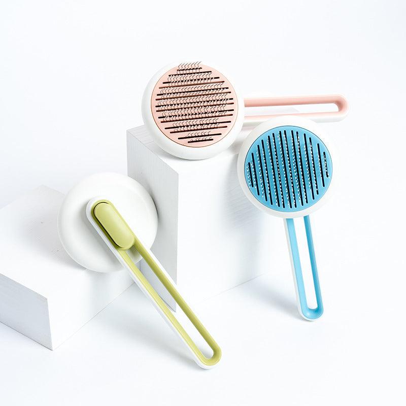 Pet Fur Buster: Automatic Hair Remover & Massage Brush For Cats And